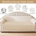Couch Cover for Dogs, Washable Non Slip Plush Flannel Sofa Protector | Thick - Image 3