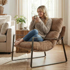 LukeAlon Modern Chenille Accent Armchair, Upholstered Lounge Chair by LukeAlon