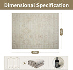 8x10 Washable Area Rugs for Living Room, Dining Room - Image 2