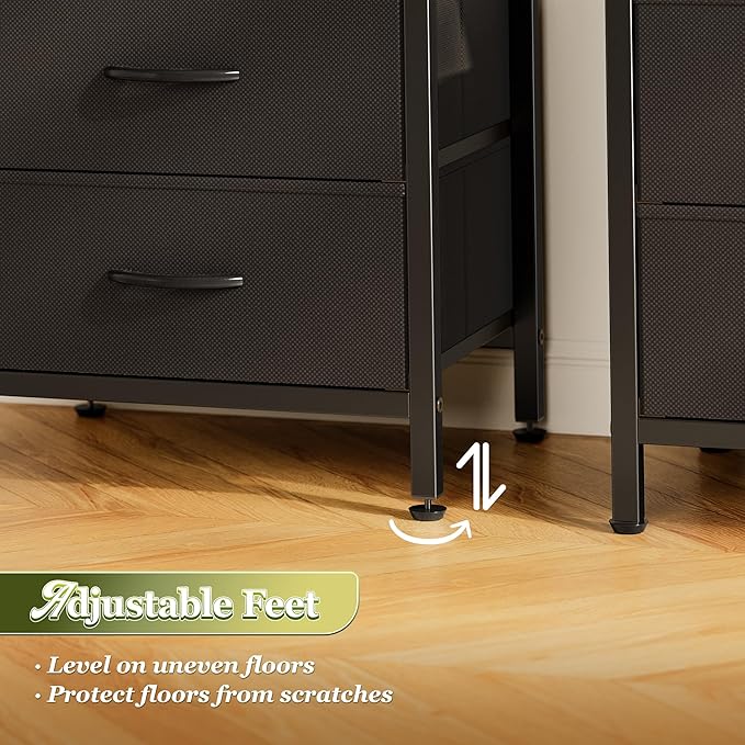 Huuger Night Stand Set of 2, Nightstand - Image 8