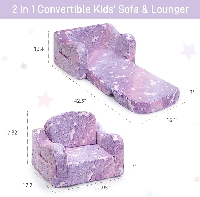 aodisman Thick Comfy Toddler Chair and Couch - Image 3