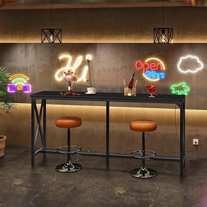 CHOEZON 63'' Bar Table, Kitchen Dining Table - Image 4