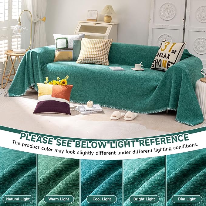 VClife Couch Cover for Sofa, XL Couch Covers for Sectional Sofa, Thick Sofa - Image 5