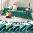 VClife Couch Cover for Dog, XXL Couch Cover for Sectionals, Boho Chic Teal Sofa - Image 5