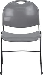 Flash Furniture 5 Pack HERCULES Series 880 lb. Capacity Gray Ultra-Compact - Image 5