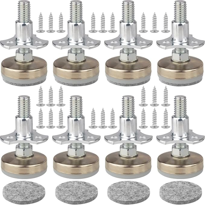 Heavy Duty Furniture Leveling Feet Adjustable Furniture Leg Levelers by Anwenk