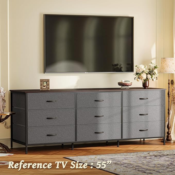Huuger 63 Inch Dresser for Bedroom, Dresser for Closet - Image 5