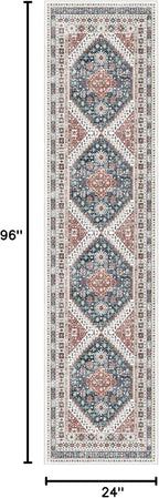 Madane Hallway Runner Rug 2x8 Washable Kitchen Rugs Non-Slip, Soft Ultra-Thin - Image 2