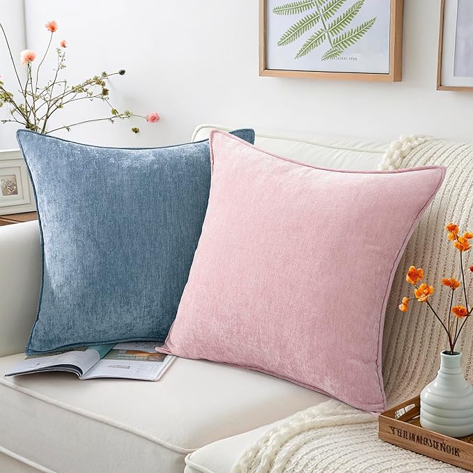 decorUhome Summer Couch Throw Pillow Covers 16x16 Set of 2, Decorative Soft - Image 6