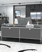 Metal Low Board Storage Cabinet - Image 7
