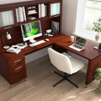Bush Home 72-Inch L-Shaped Sit to Stand Desk - Image 7