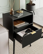 Veegle Nightstand, Modern Bedside Table - Image 4