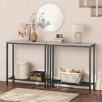 HOOBRO 29.5" Narrow Console Table, Small Entryway Table - Image 2