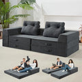 Folding Sofa Bed, 4 in 1 Convertible Sleeper Chair by HILEROSinkintoComfort