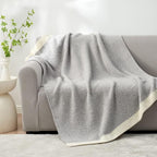 Snuggle Sac Buttery Grey Throw Blanket - Image 4
