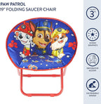 Paw Patrol Chase, Rubble and Marshall Toddler 19” Folding Saucer™ Chair - Image 4