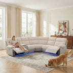 Power Recliner Sectional Sofa, Sectional Couch by GEBADOL
