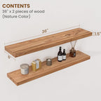 Floating Shelves for Wall Decor, Wall Shelves - Image 2