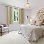 Blackout Curtains for Bedroom, Light Beige, 70 x 63 Inch, 2 Panels | Thermal - Image 6
