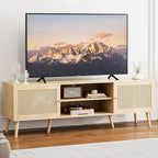 ZttRiee TV Stand for TVs up to 65'', Entertainment Center - Image 7