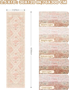 2.5x10 Kitchen Runner Rug Non Slip Vintage Washable Rugs, Carpet Runner - Image 2