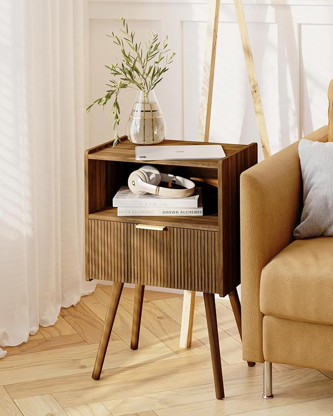 JOONEE Nightstand, Modern Bedside Table - Image 5
