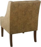 HomePop Modern Swoop Arm Accent Chair - Image 5