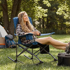 Portal Outdoor Rocking Chair Camping Folding Portable Rocker - Image 2