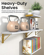 BAYKA Wall Shelves for Bedroom Decor, Floating Wall Shelf for Living Room - Image 4