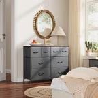 WLIVE Dresser for Bedroom with 8 Drawers, Wide Fabric Dresser for Storage and - Image 9