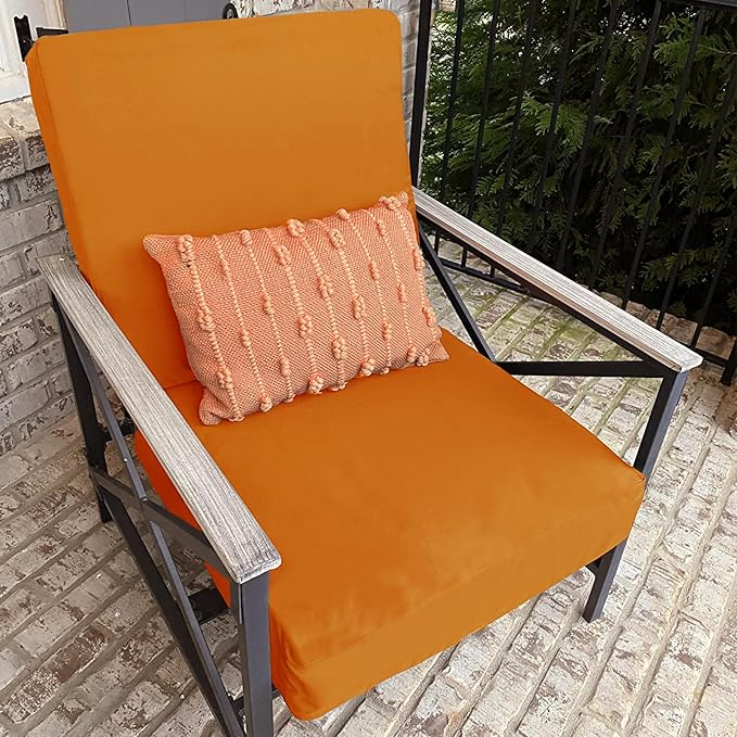 Sqodok Outdoor Cushion Covers 18x18 inch, Wicker Chair - Image 9