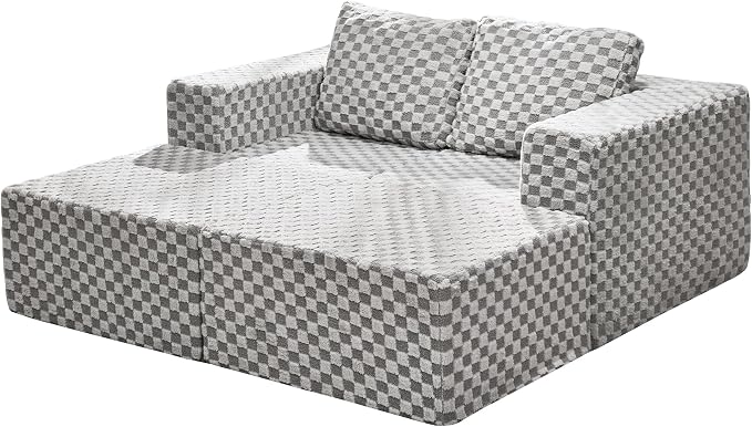 Hobestluk Modular Sectional Sofa Memory Foam Couch Sofa Bed Loveseat - Image 9