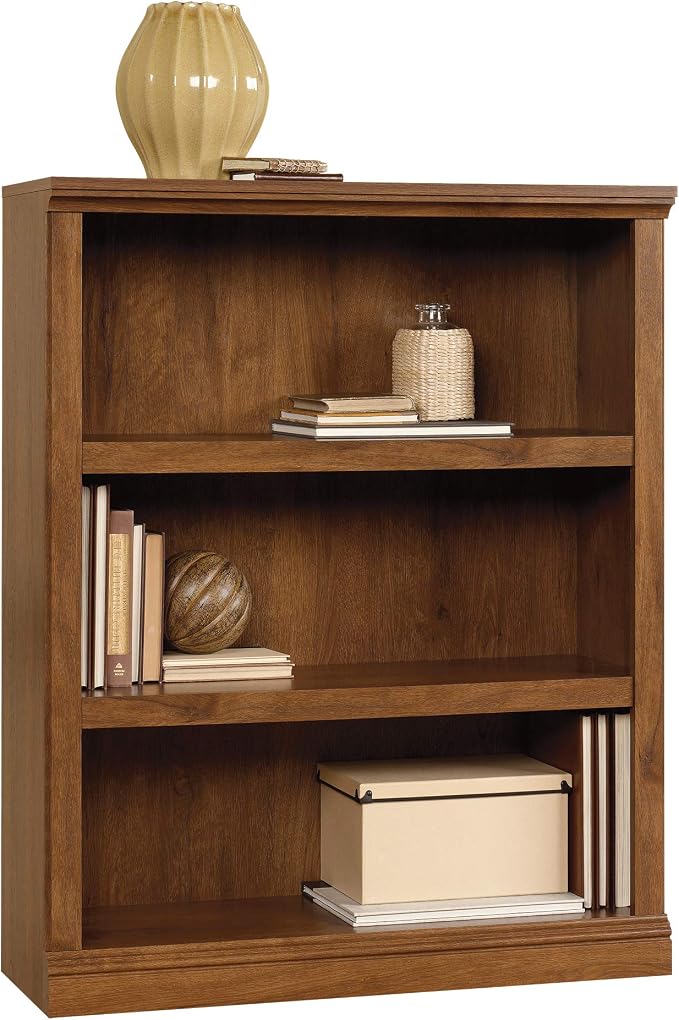 Sauder Miscellaneous Storage 3-Shelf Bookcase/ Book shelf, Oiled Oak finish by SAUDER%C2%AE