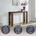 Alaterre Furniture Classic Solid Wood Console Table - Image 3