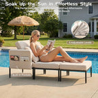 5 in 1 Modular Patio Furniture Set, 3 Piece Aluminum Convertible Outdoor - Image 6