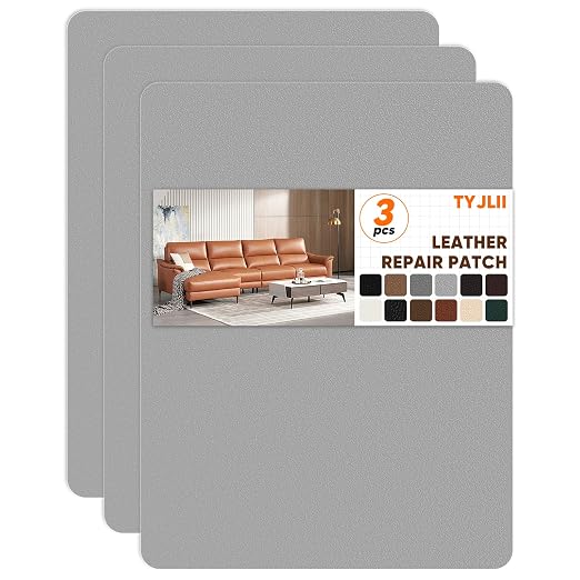 Leather Repair Patch Self Adhesive, 8.3″ x 11″ Vinyl Patch Kit, Leather Repair by Unknown