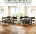 Concho Kitchen Breakfast Nook Table Set - Image 7