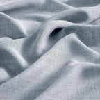 MIULEE Chambray Blue Linen Curtains 52x45 Inch Long - Image 4