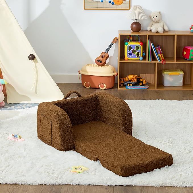 Toddler Couch, 2-in-1 Toddler Chairs Comfy 1-3 Years Old, Toddler Chair - Image 8