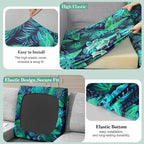 12Pcs Patio Cushion Covers Stretch Outdoor Furniture Protector Slipcovers | - Image 4