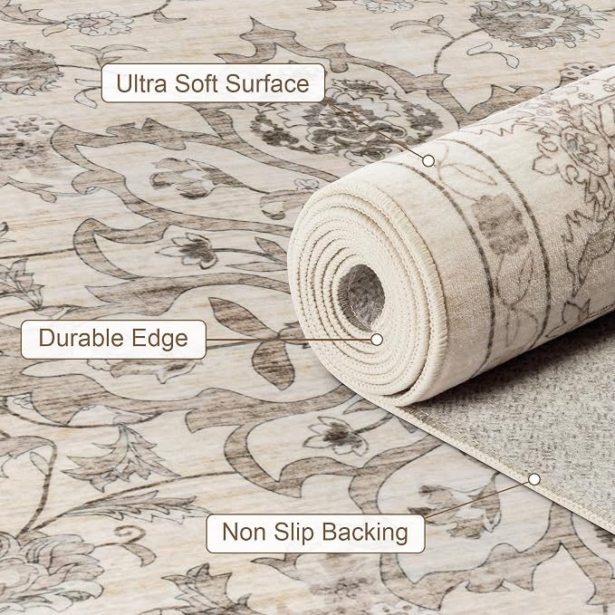 9x12 Area Rugs Living Room: Washable Rug - Image 7
