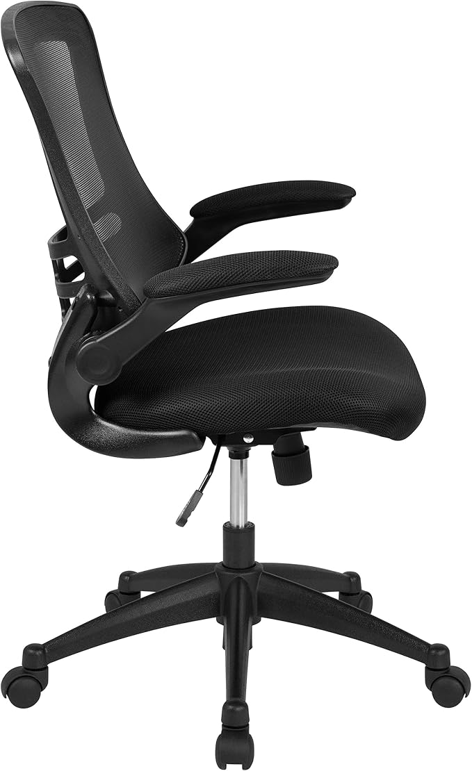 Flash Furniture Set of 8 Mid-Back Swivel Ergonomic Task Office Chairs - Image 7