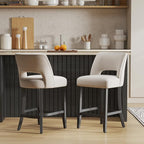 VKNOW Bar Stools Set of 2, Modern Counter Stools by VKNOW