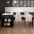 Kitchen Island with Extendable Dining Table - Image 2