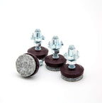 HUAYY 4 Pack Adjustable Furniture Leveling Feet, 1/4-20 Threaded Stem, by HUAYY