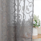 Furman Extra Long Sheer Charcoal Gray Curtains 96 inches Long - Image 7