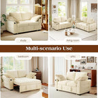 Ihanherry 59-inch Convertible Sofa Bed, Pull Out Sleeper - Image 7