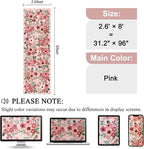 DUKINO 2.6x8 Runner Rug, Floral Washable Kitchen Rugs Non Slip, Stain Resistant - Image 2