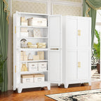 GAIOUS 75.2" Tall Metal Pantry Cabinet, Kitchen Pantry Storage Cabinets - Image 3
