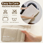Velvet Couch Covers for Sectional Sofa Washable, Non-Slip L Shaped Sectional - Image 6